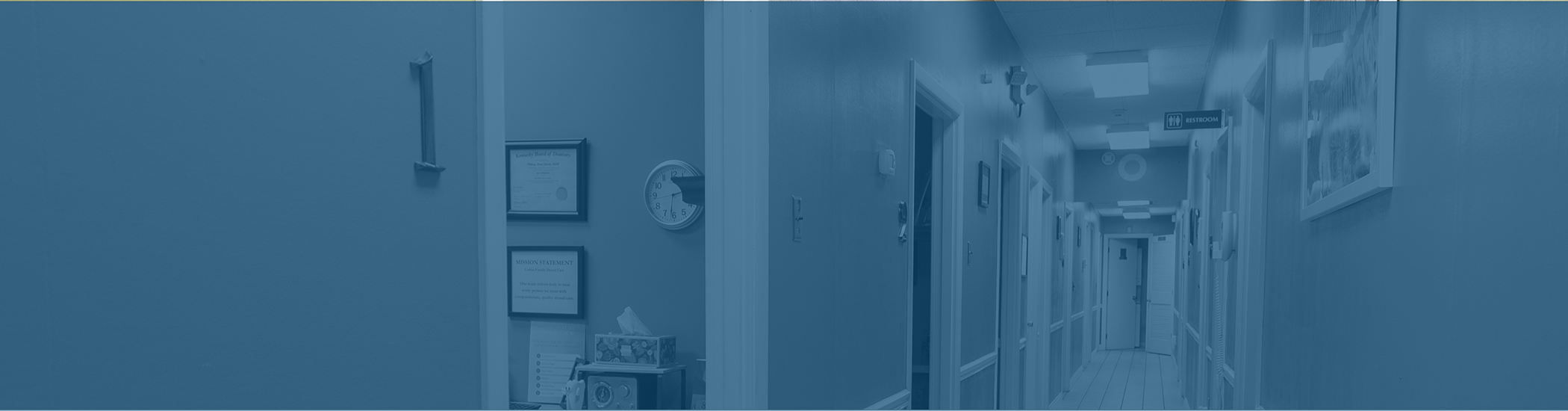 Hallway at Corbin Family Dental Care